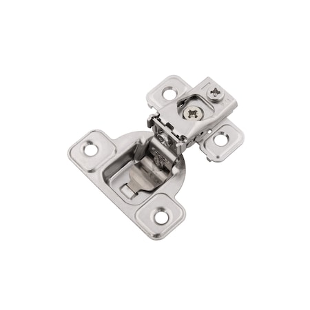 Hickory Hardware Hinge Concealed 3/4 Inch Overlay Face Frame Self-Close Polished Nickel Finish, 2PK HH075218-14